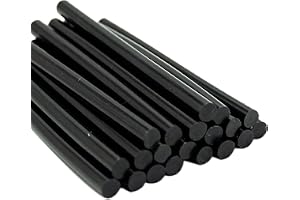 50 stycken varmlimstavar 7 x 100 mm hetlimpinnar DIY varmt lim ersättningspinnar svarta limpistol för standardlimpistol