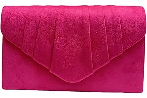 LeahWard Women's Suede Glitter Clutch Handbags Purse Wedding Bags Evening Handbags 308