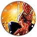 Produktbild Spiderman Bild auf Wanduhr mit weißen spitzen Zeigern und Ziffernblatt, Durchmesser 30cm, perfekte Dekoration für Ihr Zuhause, Super Geschenkidee für groß und klein