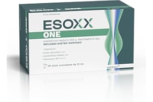 Esoxx One, Dispositivo Medico ad Azione Meccanica che Consente di Ridurre Rapidamente i Sintomi Correlati al Reflusso Gastro-Esofageo, 20 Bustine Orosolubili