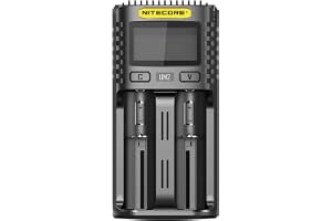 Dermacol DC UM2 Nitecore universell laddare UMS2 1500mA USB vuxen unisex, svart, L: 152 x l: 73 x H:40