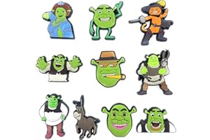 JTAILHNE Charmes de Chaussure de PVC Dessin animé Compatible avec les chaussures Crocs,Bracelet Shoes Decor La date de naissance Party Cadeaux Kids Des adultes