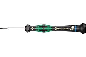 WERA 2054 Destornillador hexagonal para usos electrónicos, Hex-Plus, 0.9 x 40 mm