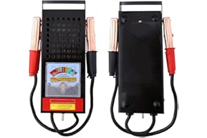 MUMISUTO Tester batteria, 6V-12V 100Amp portatile Heavy Duty Car Van Auto Battery Tester Load Drop Sistema di ricarica Analizzatore Strumento Checker per test batterie al piombo