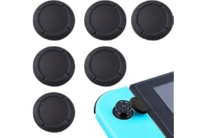 6 joystickshylsor för Nintendo Switch/Lite/OLED, Switch Thumb Grips för Nintendo, silikon Thumb Grip, Thumbstick Grip Switch