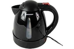 AUTOMOTIVE DUNLOP Wasserkocher 24 Volt für das Auto Wohnmobil Perfekt für Camping Reisen mit extra Sicherung