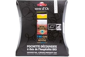 Terre d'Oc Pochette decouverte 6 thes hospitalite - bio