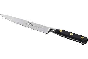 Lion Sabatier 712280 Idéal Couteau à Filet de Sole Forgé 15 cm, Argent