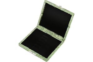 01 02 015 Cover Reed Etui Exquisite und schöne Holz Oboe Reeds Etui, Reed Box Oboe Reeds Etui, um die Blätter vor Feuchtigkeit zu schützen für 6 Stück Oboe Reeds(Grün)