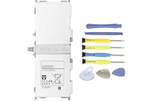K KYUER EB-BT530FBU Tablette Batterie pour Samsung Galaxy Tab 4 10.1 SM-T530 SM-T531 SM-T535 SM-T537 SM-T532 SM-T533 T536 T530NU T537A T537V T537R4 3G 4G/LTE WiFi EB-BT530FBE BT530FBC Tablet Battery with Tool