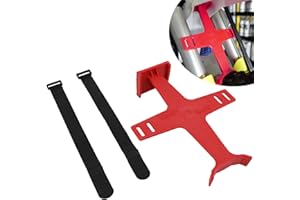 Runfarr Protector Horquilla Moto,Soporte Suspensión Herramienta de Transporte para Motocross Supermoto Enduro Pit Bike-Rojo