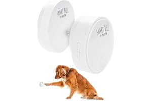 Mighty Paw Smart Bell 2.0 Dog Doorbells for Potty Training (UK Plug) | Wireless Electronic Dog Bell for Door Potty Training. Pet Communication Potty Bells for Dogs. Light Press Button Dog Bell