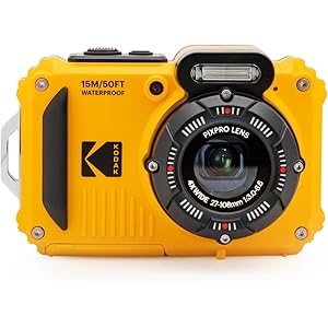 Kodak PIXPRO WPZ2 Rugged Waterproof Digital Camera 16MP 4X Optical Zoom 2.7