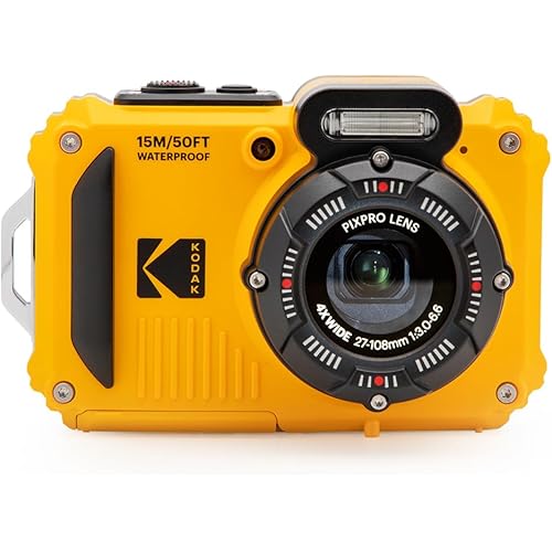 Kodak PIXPRO WPZ2 Rugged Waterproof Digital Camera 16MP 4X Optical Zoom 2.7\