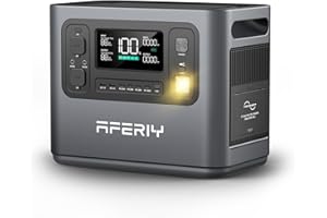 AFERIY Generateur Electrique Portable 1200W, Batterie Nomade 960Wh, Station Électrique Portable, Charge Rapide en 1H, Sortie 220V-240V, UPS, Générateur Solaire pour Maison/Camping/Travail