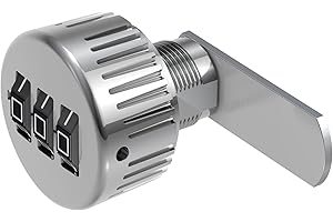 BASI | Hebelschloss mit Zahlenkombination | 3-stelliger Code individuell einstellbar | Spindschloss Nockenschloss Briefkastenschloss | 1 Stück