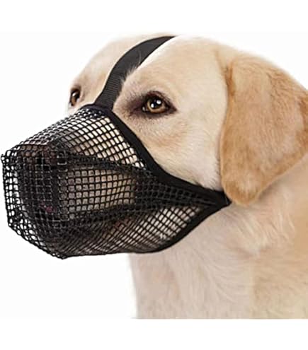 MUSERUOLA REGOLABILE IN PLASTICA NERA PER CANI ADULTI E CUCCIOLI - Foto 8