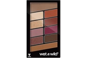 Wet n Wild Color Icon 10 Pan Palette, Palette d'Ombres à Paupières avec 10 Couleurs Brillantes et Mates pour le Jour et La Nuit, Formule Longue Durée et Facile à Mélanger, Rosé In The Air