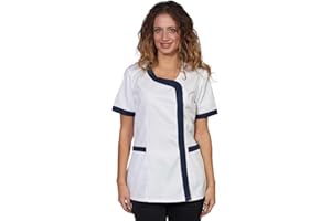 Fratelli ditalia - Blouse de Travail pour Femme, esthéticienne, Massage, Salon de Coiffure, école Maternelle