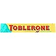 Toblerone of Switzerland Crunchy Almonds Swiss Milk Chocolate with Honey and Almond Nougat & Salted Caramelised Almonds, 100 Gram