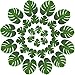 Produktbild GXFC Künstliche Pflanzen, Tropische Blätter Dekoration, Party Safari Party Supplies Safar Party Supplies Dschungel-Strand-Geburtstag Thema, 3 Größen,Large48pcs