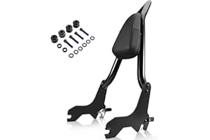 kekykm 2018-2025 Rear Passenger Backrest Sissy Bar For Harley Softail FXLR FXLRS FXLRST FXRST FLSB Low Rider Sport Glide, 26" Tall Quick Release Pointed Sissy Bar w/Docking kit