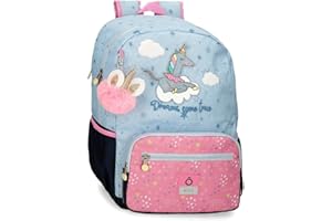 Enso Dreams come true Mochila Escolar para Portátil Adaptable Multicolor 32x42x14 cms Poliéster