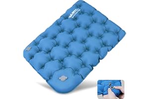 ‎EULANT EULANT Aufblasbares Camping Sitzkissen,Wasserdicht Handpressen Luftkissen,Ultraleicht Reisekissen für Strand,Wandern Angeln Bootfahren,oder bei Konzerten, Strand