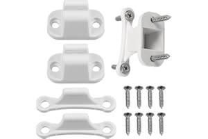 KLOP256 2 Paar Türfeststeller Wohnwagen, Türfeststeller Wohnmobil Mit Schrauben, Türstopper Ersatzteile für Alte Wohnwagen, Zubehör für Wohnwagen Wohnmobil Boot