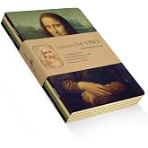 Retronote Da Vinci 4'l&uuml; Defter Seti, Renaissance Series, &Ccedil;izgisiz, 48 Sayfa, 10.5x14cm