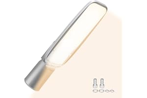 Willpower LED Réverbères Lampadaire Exterieur, 50W 4052LM Spot LED Blanc Chaud 3000K Projecteur LEDs IP66 Lampe de Sécurité pour Jardin Patio Rue Route Garage Cour Parking Public Éclairage