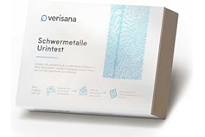 Schwermetall Test – Bestimmen Sie 10 Schwermetalle (Quecksilber, Aluminium, Blei, u.v.m.) mittels Urinprobe – Einfach & bequem für zu Hause – Verisana Labor
