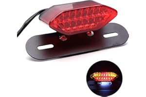 Anki HappiGo 12V 16 LED Universal Motorcycle Integrated Brake Tail Running Light Turn Signla License Plate Lamp