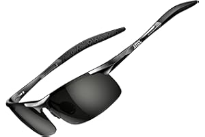 ATTCL Gafas de Sol Deportivas Polarizadas para Hombre, Marco de Metal Al-Mg Súper Ligero