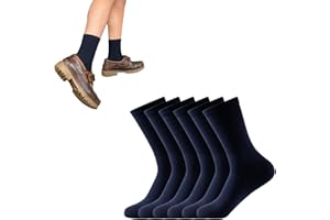 BALSETI Calcetines Bajos Lisos Clásicos Unisex para Niño, Niña, Adultos. 85% Algodón, Transpirables. Pack 6 Pares Calcetines para Uniforme de Colegio, Instituto, Trabajo, Trajes Formales de Hombre.