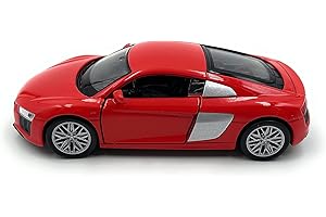 H-Customs R8 Sportwagen Modellauto Auto Lizenzprodukt 1:34-1:39 Rot