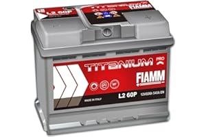 Fiamm, batteria per auto Titanium L260, 60 Ah, 540 A, polo positivo a destra
