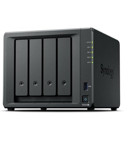 Synology DS420+ 6 GB Syno NAS 32TB (4x 8T) WD RED : Amazon.it