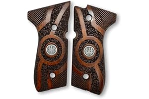 Zib Grips Handgefertigte Holzgriffe für für Beretta 92FS, 92, 92F, 92A1, 92FS INOX, 92G, 92D, 96, 96D, 96A1, M9, M9A1 und Girsan Regard MC-Griffe, Cachas para 9 mm für Beretta 92FS (92 F – Zib-Serie)