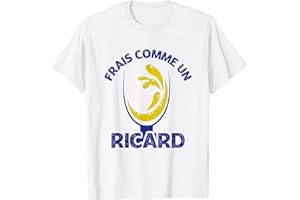 LE BAR DES DESSINS Homme Frais Comme un Ricard - Ricard Pastis Apéro T-Shirt