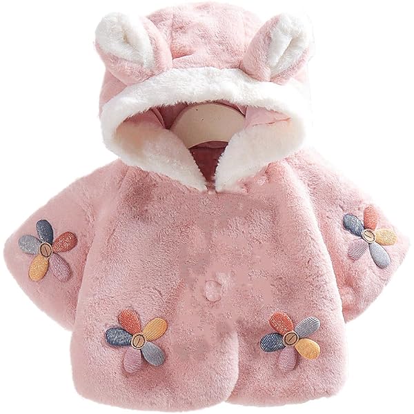 Giacca Con Cappuccio Animale Per Bambini 1-6 Anni - Pelliccia Invernale Calda E Morbida
