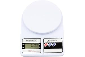 Ant Esports AEKS100 Kitchen Weighing Machine | Food Scale for Health, Fitness, Shop, Home Baking & Cooking | Large LCD Display | Tare Function | Overload Indicator | Weigh Up to 10Kg
