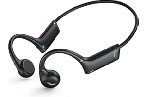 HANMER Bone Conduction Headphones,2023 Upgraded Open-Ear Bluetooth Sport Headphones, Waterproof Wireless Headphones with Built-in Mic for Workout, Running, Hiking, Cycling