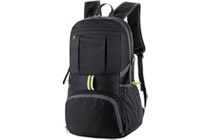 KAMEUN Foldable Backpack Lightweight 30L, Waterproof Rucksack for Outdoor Sports, Casual Daypack for Travelling, Hiking