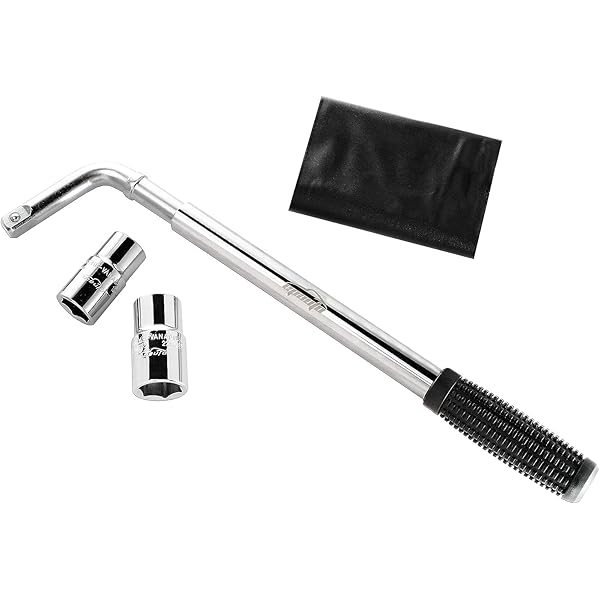 HolaKit 23 Inch Universal Extended Rim Wrench 4 Way Nut Wrench With 17