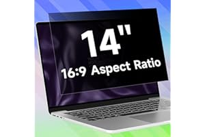 ANTOGOO V 14 Zoll 16:9 Laptop-Sichtschutzfilter, Anti-Blaulicht-Blendung & Anti-Kratz-Computer-Sichtschutz für 14 Zoll mit 1920 x 1080 Seitenverhältnis Laptop