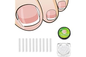 GLQSLQ 50 Stück Eingewachsene Zehennägel, Soft Nagelspange Fußnägel, Zehennagel Korrektur Patch, Zehennagelkorrektur für Eingewachsene Zehennägel, für Eingewachsene Zehennägel