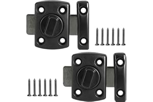 CHENYU 2 Pcs Cerrojo Puerta Antifurto Dispositivo Pestillo de Puerta Pestillo Cerradura de Puerta Perno para Puerta Ventana Gabinete