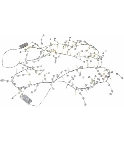 LOBERON LED-Girlande Rimont – Mit Naturnahen Beeren, 20 Warmweiße LEDs, Batteriebetrieben