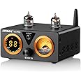 AIYIMA T9PRO JAN5725 Vacuum Tube Amplifier 100Wx2 TPA3250 Stereo USB DAC Amp QCC3031 Bluetooth 5.1 aptxHD COAX/OPT HiFi Home Audio Digital Amplifiers with VU Meter(32V power supply)